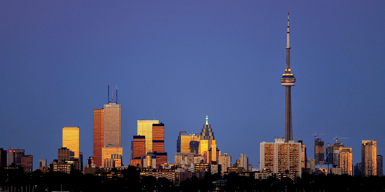 Toronto-Downtown-Sonnenuntergang